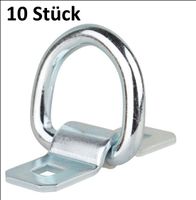 10 Stk Bodenöse mit Lasche verzinkt. Kostenfreie Zustellung!
