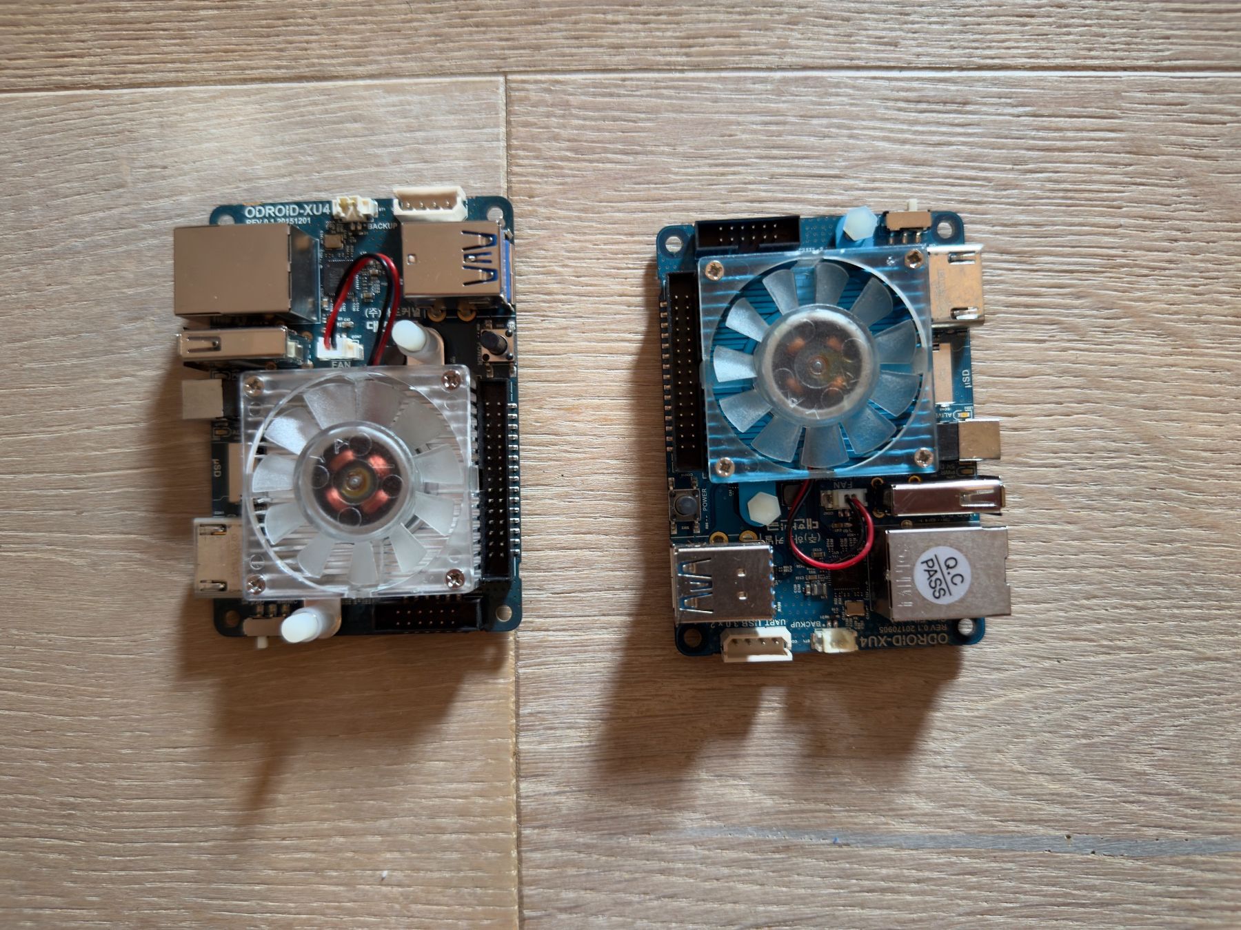 PCs: 2x ODROID-XU4 Einplatinencomputer, mit Lüfter – D'occasion à Uster par q1w2e3