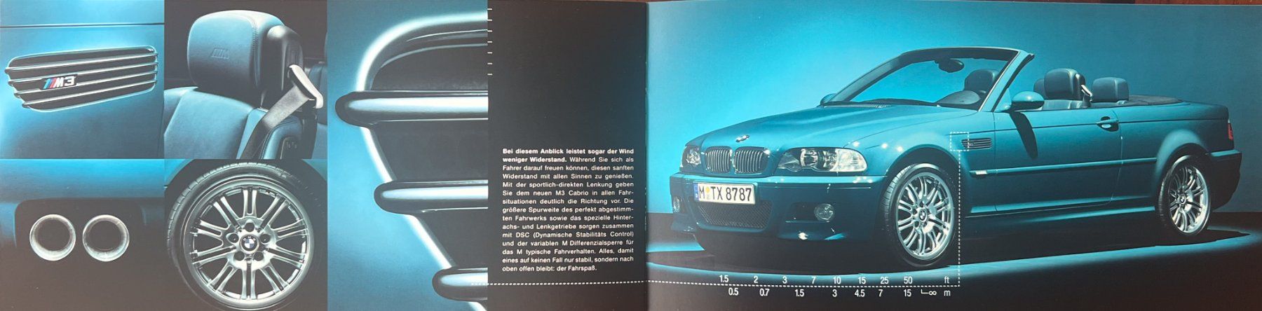 BMW Dokumente: ORIGINAL PROSPEKT | 3ER-BMW M3 CABRIO - TYP E46 | AB 01.2001 – Gebraucht aus Unterägeri von Isha04 6