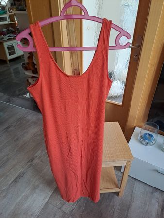 Kleid orange Grösse 42 guter Zustand