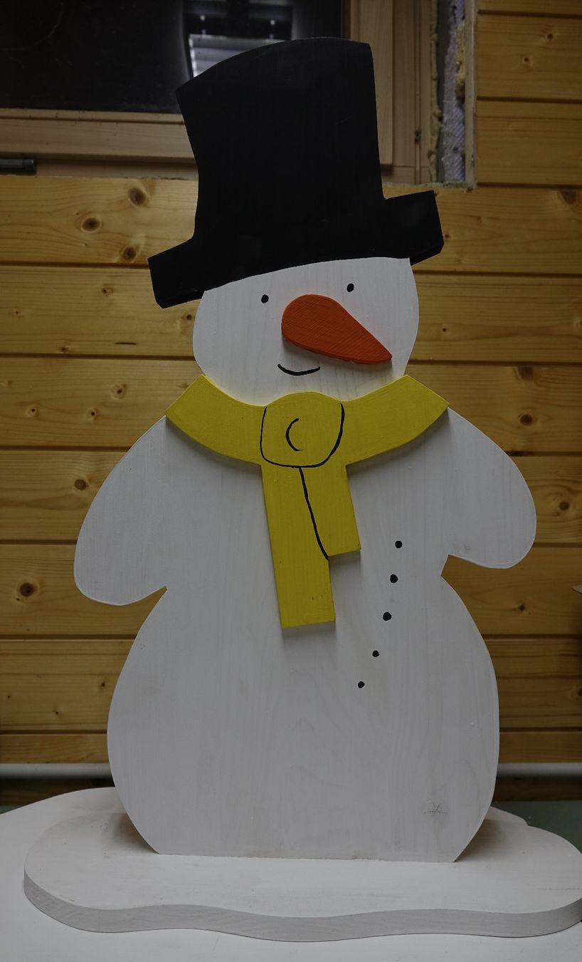 Tutte le decorazioni: Schneemann aus Holz – Nuovo e nell'imballaggio originale da Rüegsauschachen venduto da ivatug