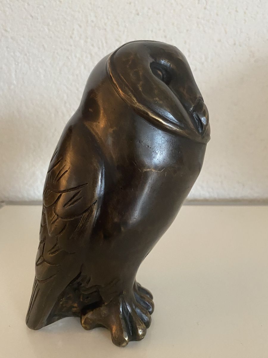 Sculture & Statue: Bronze, Schleiereule Abstrakt – Nuovo (secondo la descrizione) da Zürich venduto da eileenchen1 3
