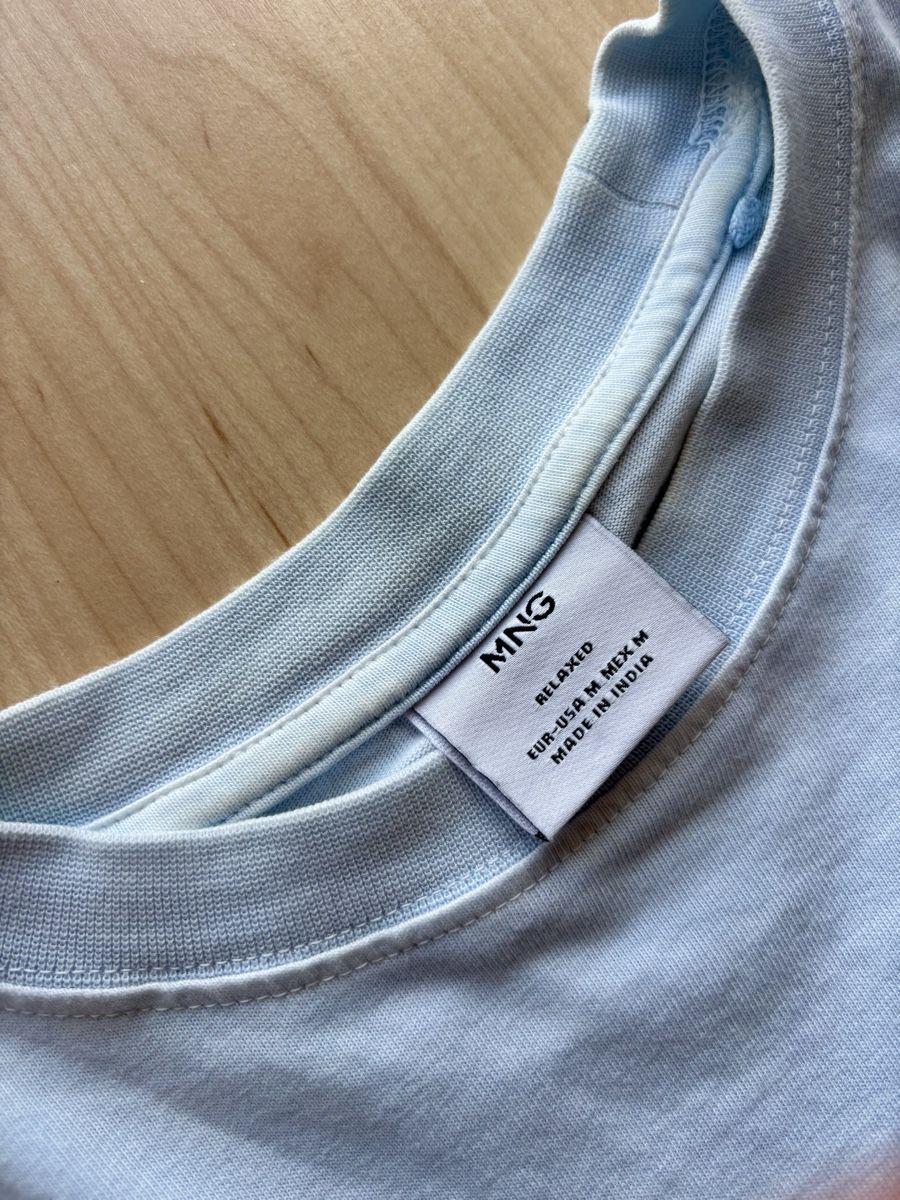 Mango T-Shirts: T-Shirt Mango M, bleu clair  – Gebraucht aus Denens von RomainSecondeMain 1