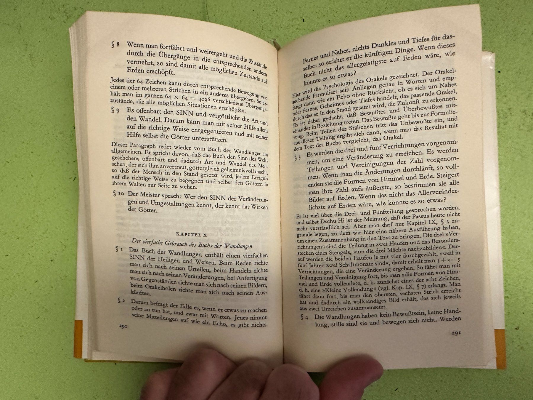 Libri: I Ging. Das Buch der Wandlungen. – Usato da Zürich venduto da allp 7