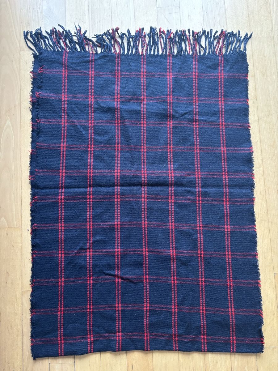 H&M Foulard & Sciarpe: Winterschal - Blau/rot - Muster – Usato da Luzern venduto da Pflanzen-Mama 1
