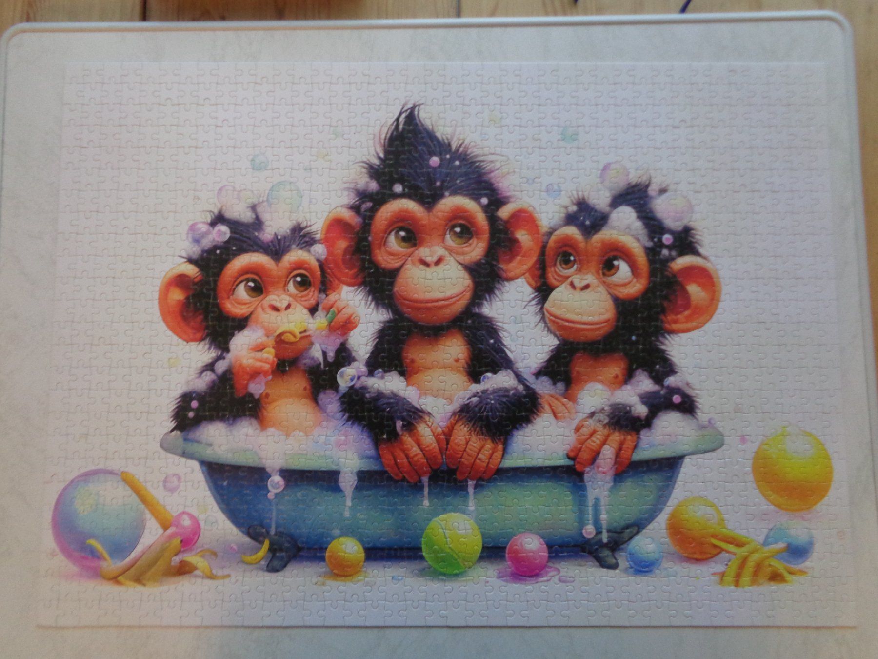 Puzzle: Puzzle 1000 Teile Affen – Usato da Dietikon venduto da chroetli77 1
