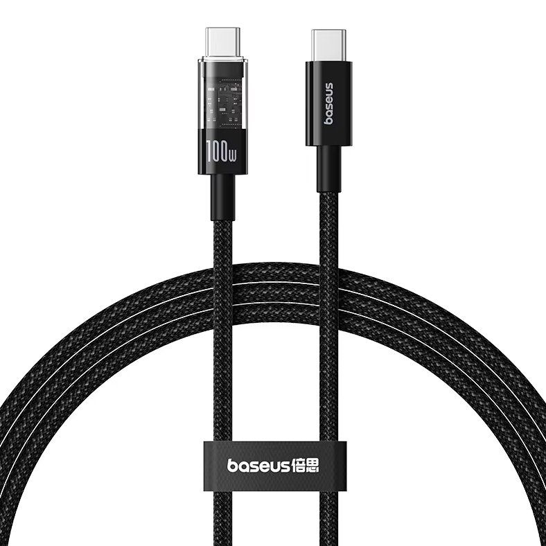 Baseus Cavi: Baseus 100W USB-C Ladekabel Schnellladekabel Datenkabel 1m – Nuovo e nell'imballaggio originale da Romanshorn venduto da pfimex