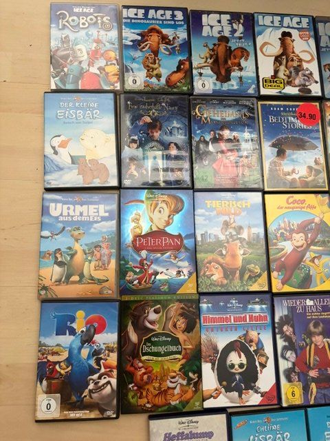 Tutti i DVDs: 34 DVD von ICE AGE bis Winnie Puh – Usato da Mollis venduto da Hg 3