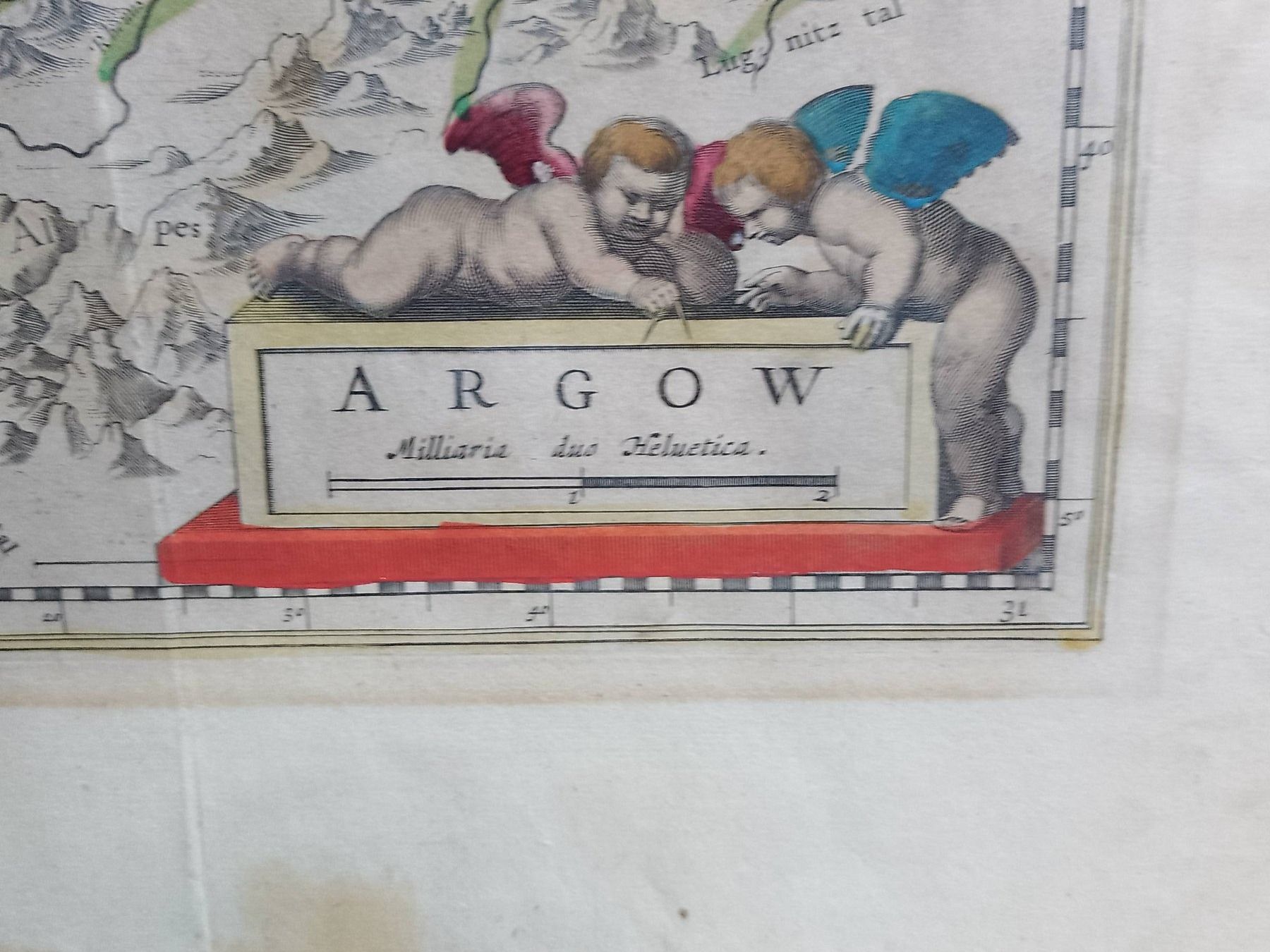Landkarten & Atlanten: Schweiz - Argovia - "ARGOW" - 1634 ca. – Gebraucht aus Sorengo von 74in 2