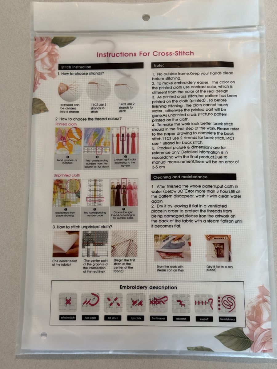 Kit bricolage: Neu Stickpackung, Stickset – Nuovo e nell'imballaggio originale da Zufikon venduto da PQP 1