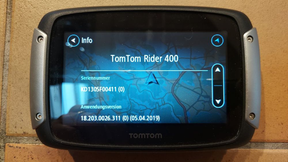 Tomtom Rider 400 Navi / Navigationsgerät (Gebraucht) in Tägerschen für ...