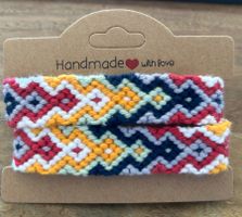 2x Armband /Freundschaftsband / Friendship Bracelet Handmade