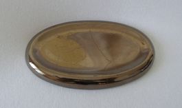 Untersetzer gold oval - für Duftkeramik