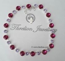 Threlion Halskette mit  Kristallen