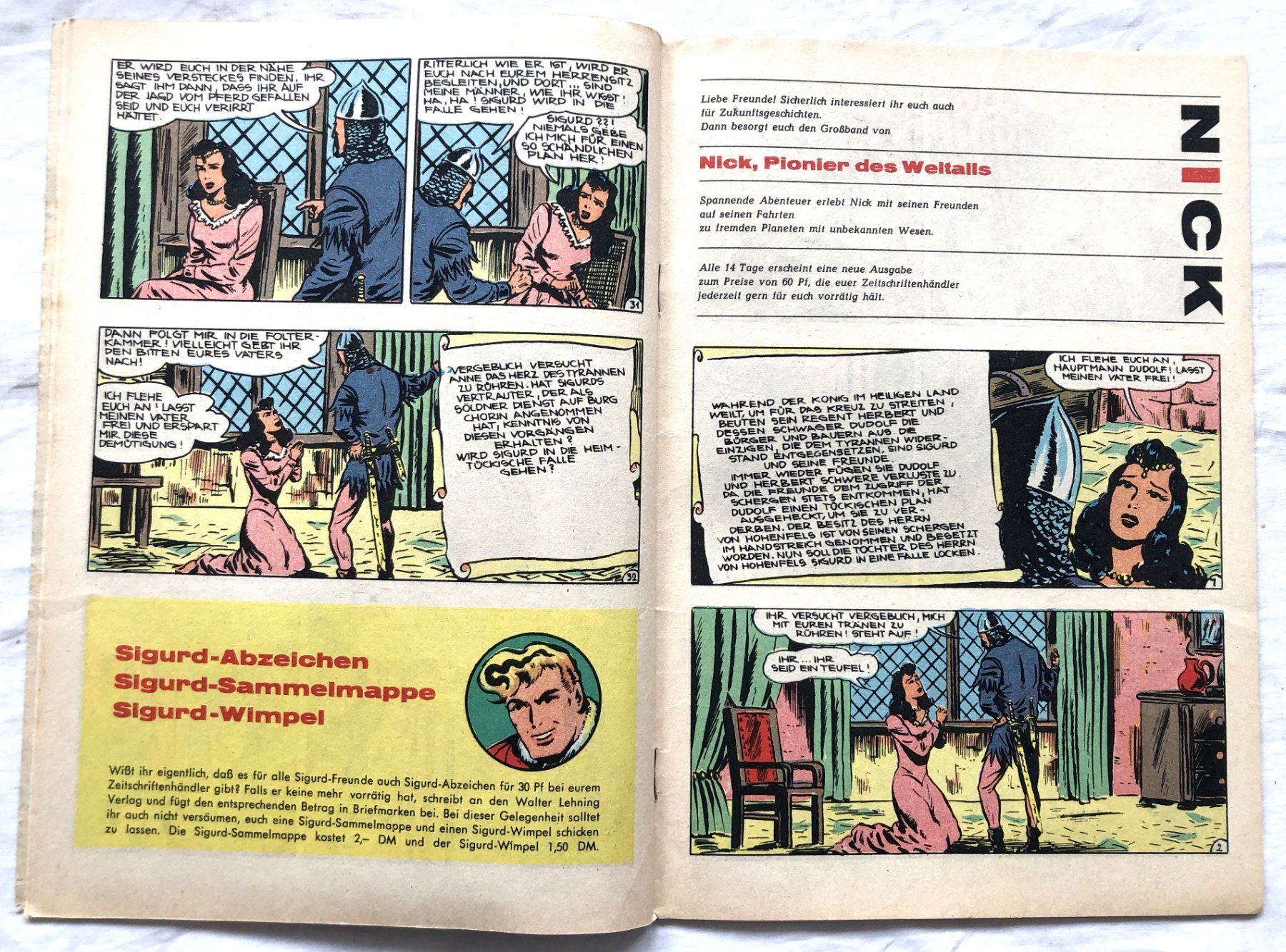 Fumetti: SIGURD - DER RITTERLICHE HELD - Band 89 – Usato da Schaffhausen venduto da durruti 3