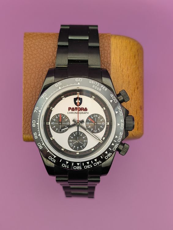 PATORA Mecaquartz chronograph noir (Neuf (Voir description)) à Les ...