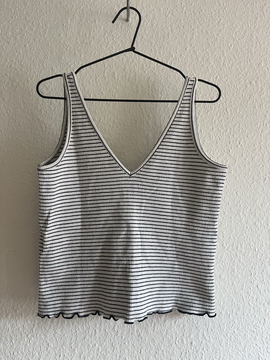 Pull&Bear Top: Top marinière Pull and Bear – Usato da La Chaux-de-Fonds venduto da vert_j