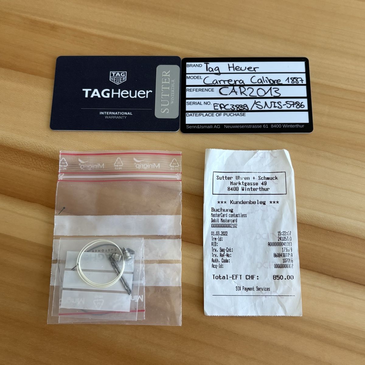 Tag Heuer Uhren: Tag Heuer Carrera Calibre 1887 Automatic – Gebraucht aus Winterthur von LaBodega 6
