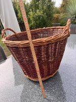 Grosser Weidenkorb rund mit zwei Henkeln gebraucht