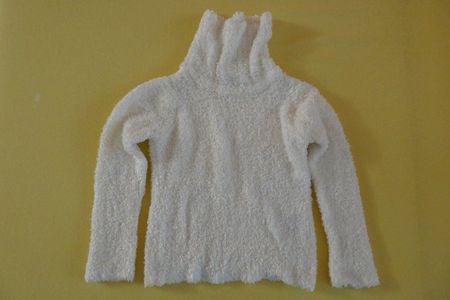 Kuscheliger Pulli/Pullover weiss Gr. 104