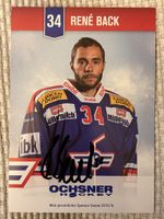 AK Autogramm von Kloten Flyers Eishockey / René Back