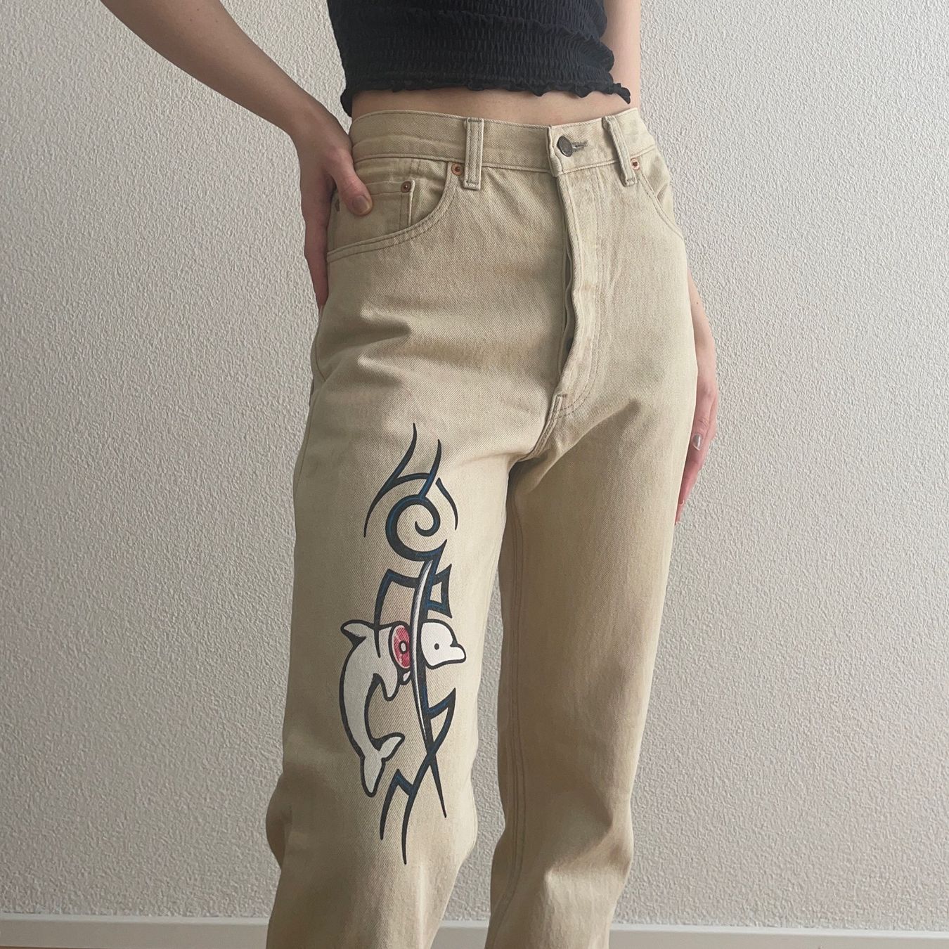 Jeans: Vintage Levis Reworked Jeans Gr.S – Usato da Arth venduto da ivikiwishop