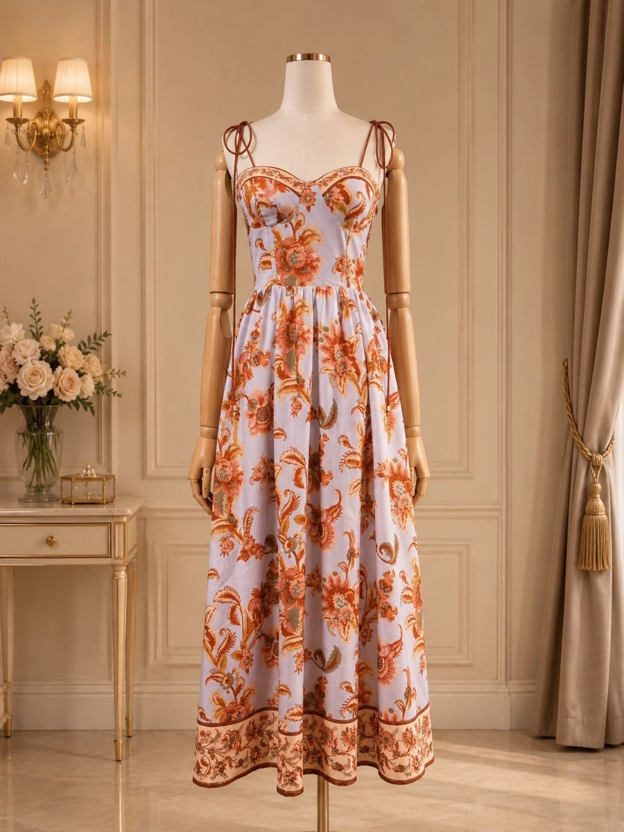 Vestiti: Bustier Floral Midi Dress – Nuovo (secondo la descrizione) da St.Josefen venduto da lop_lh8d 1