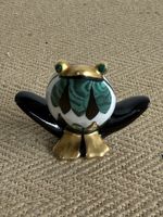 LE PORCELLANE Italy Frosch Porzellanfigur