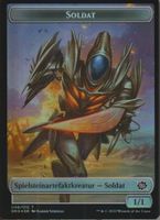 TCG Magic The Gathering MTG BRO 07 / 08 T FOIL Token Soldat