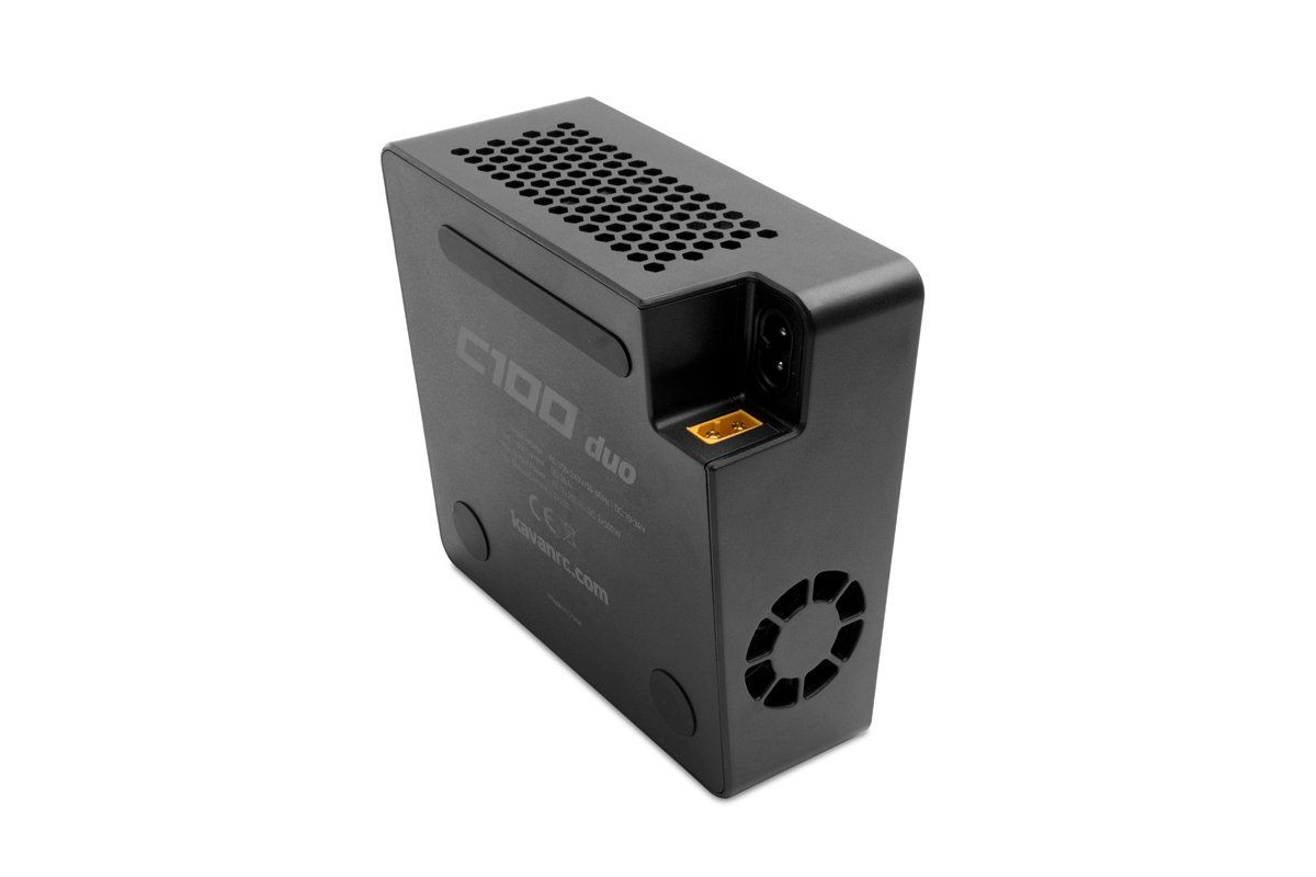 Akkus, Ladegeräte & Netzgeräte: KAVAN C100 Duo Air Ladegerät mit Balancer 2x 500W – Neu und originalverpackt aus Balsthal von Jetline 1