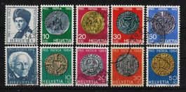 1962 + 1964 2 Serien alte Münzen
