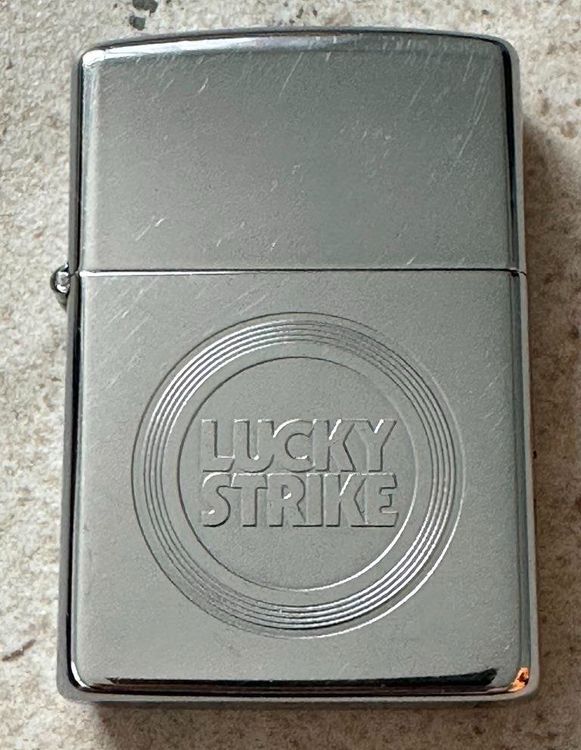Original Zippo Lucky Strike Chrom | Kaufen auf Ricardo