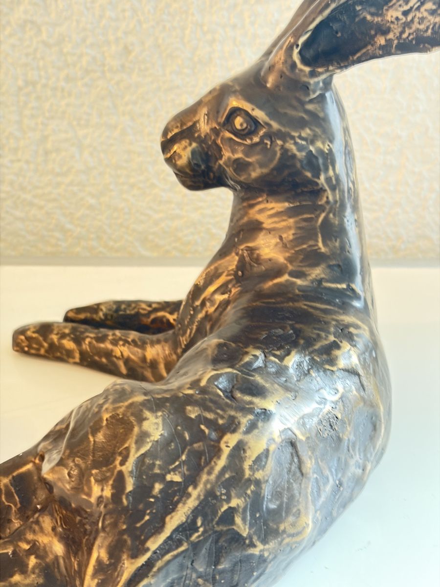 Skulpturen & Statuen: Grosser Bronze Hase sitzend  – Neu (gemäss Beschreibung) aus Zürich von eileenchen1 6
