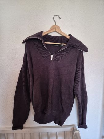 Vero Moda Pullover Reissverschluss lila Grösse XL