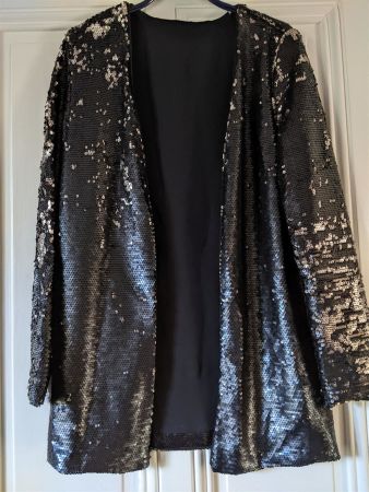 INTIMISSIMI : Veste noire à paillettes M