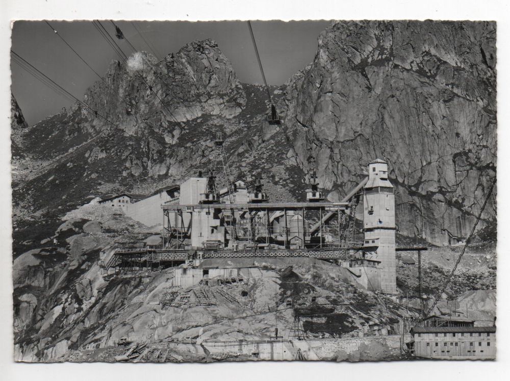 VICOSOPRANO Bergell, Baustelle Kraftwerk Staumauer Albigna (Gebraucht ...