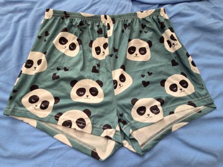 Kurze Pyjamahose Pandas Grösse L