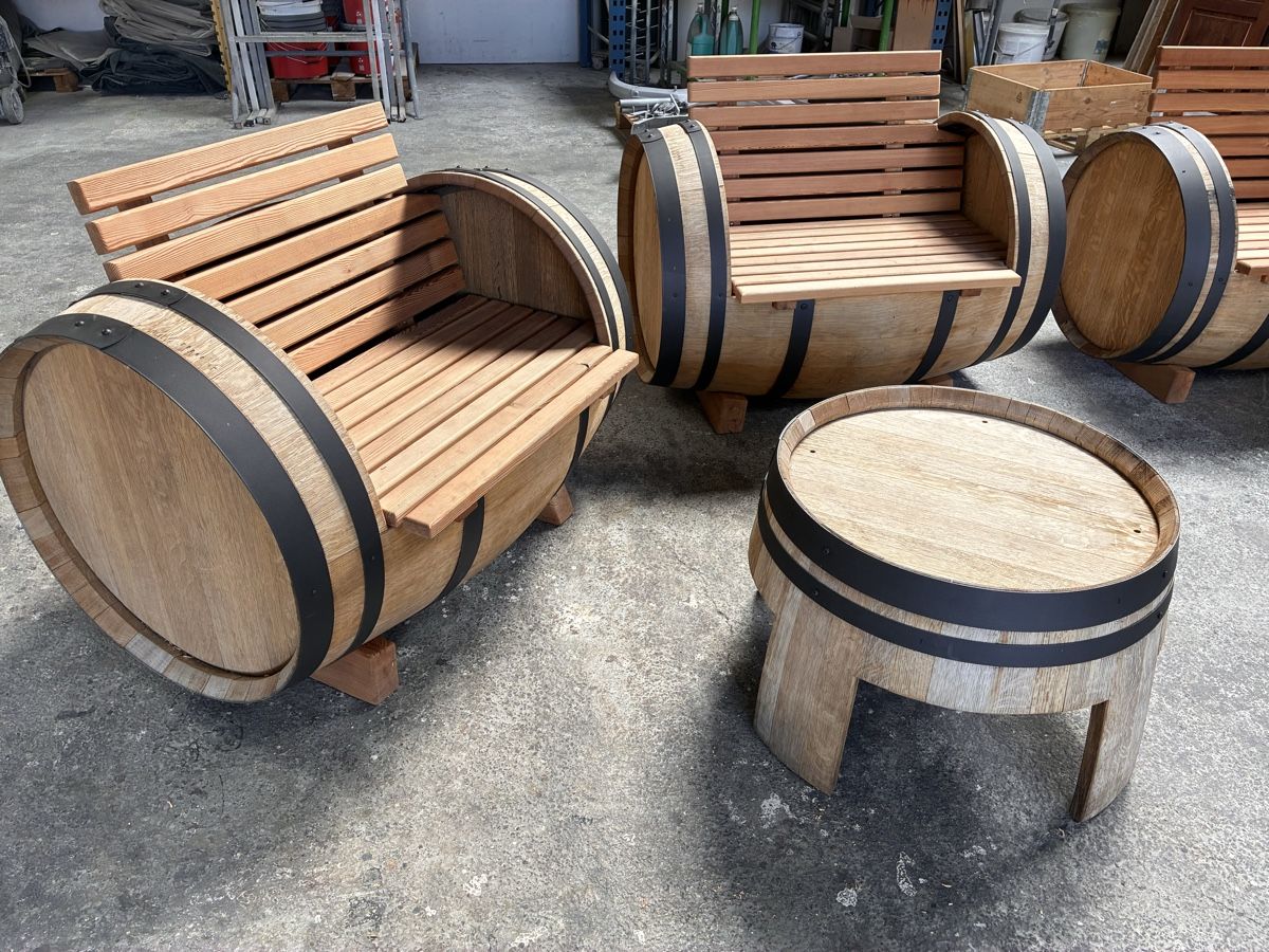 Sonstiges: Fassmöbel aus Winfass, 6 teiliges Set – Gebraucht aus Heiligkreuz (Mels) von chrusli01 2
