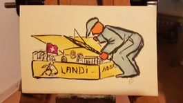 Karikatur SERDU: Ein Stück Schweizer Zeitgeschichte
