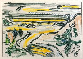 ROY LICHTENSTEIN   "RIVER VALLEY"