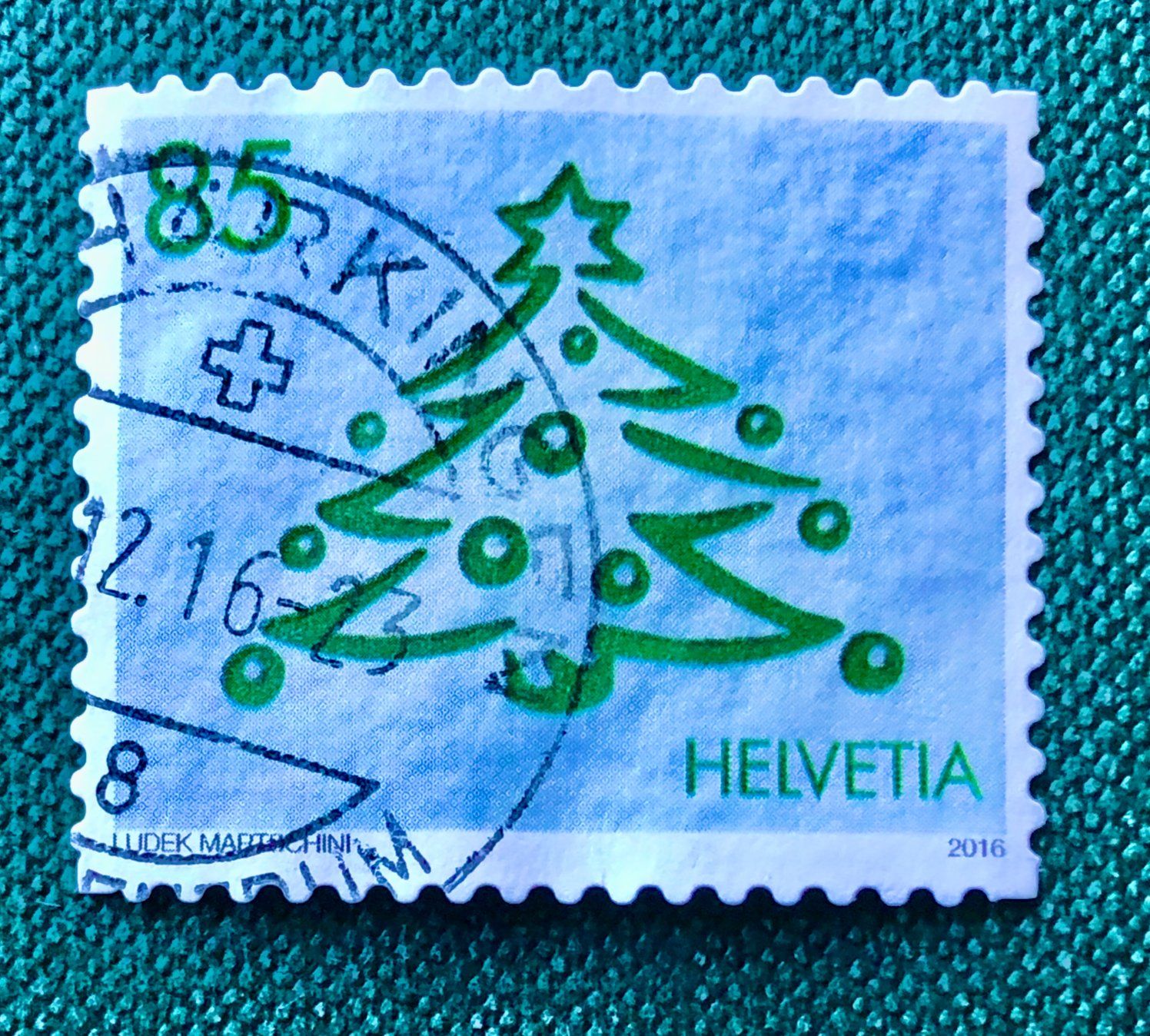 Tutti i francobolli: Nr.1611 Weihnachtsbaum Dauermarken GESTEMPELT 2016  – Usato da Aarau venduto da Billa007