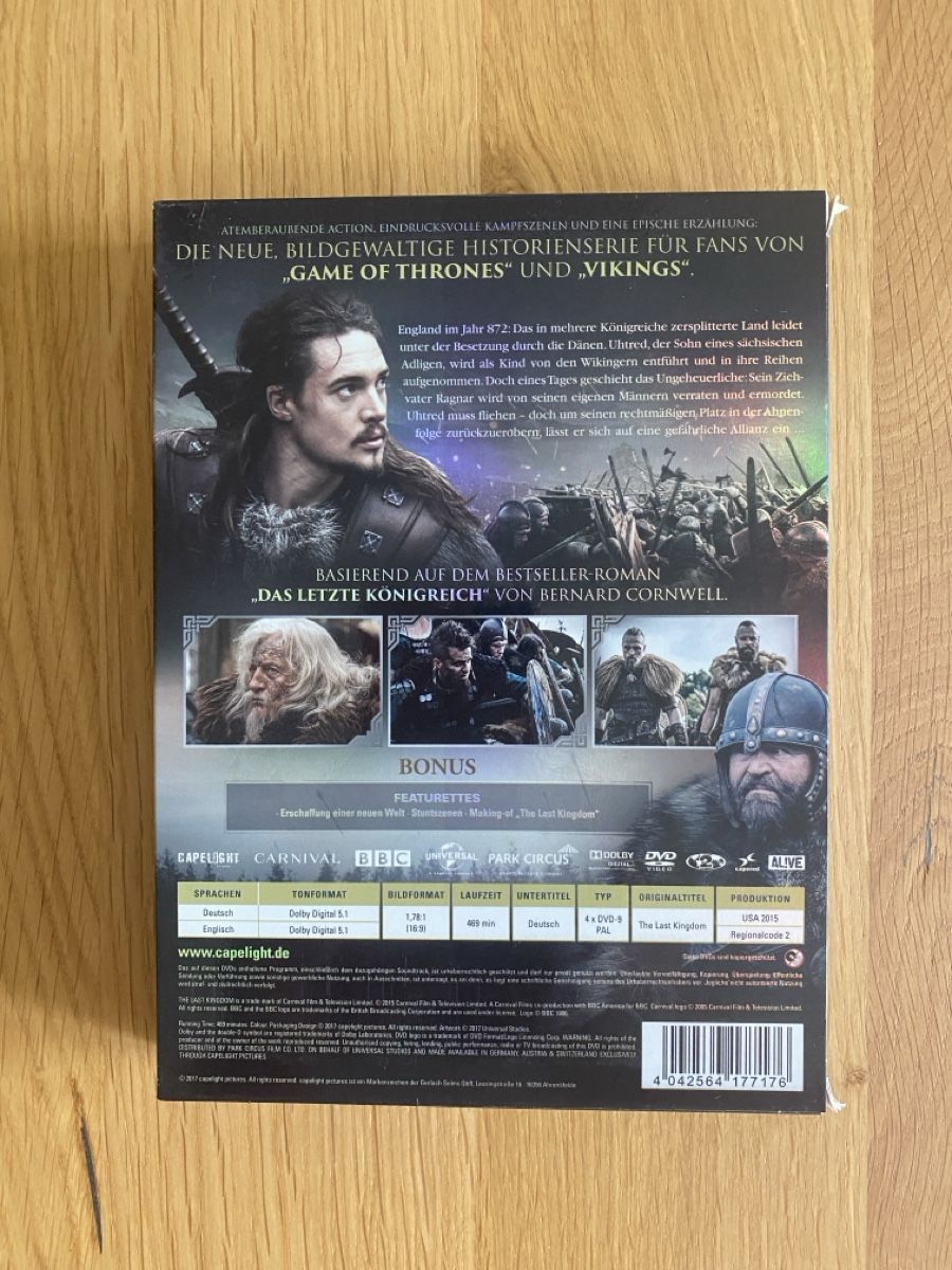 Tutti i DVDs: The Last Kingdom - Staffel 1 - DVD – Nuovo (secondo la descrizione) da Hünibach venduto da nadalila 1