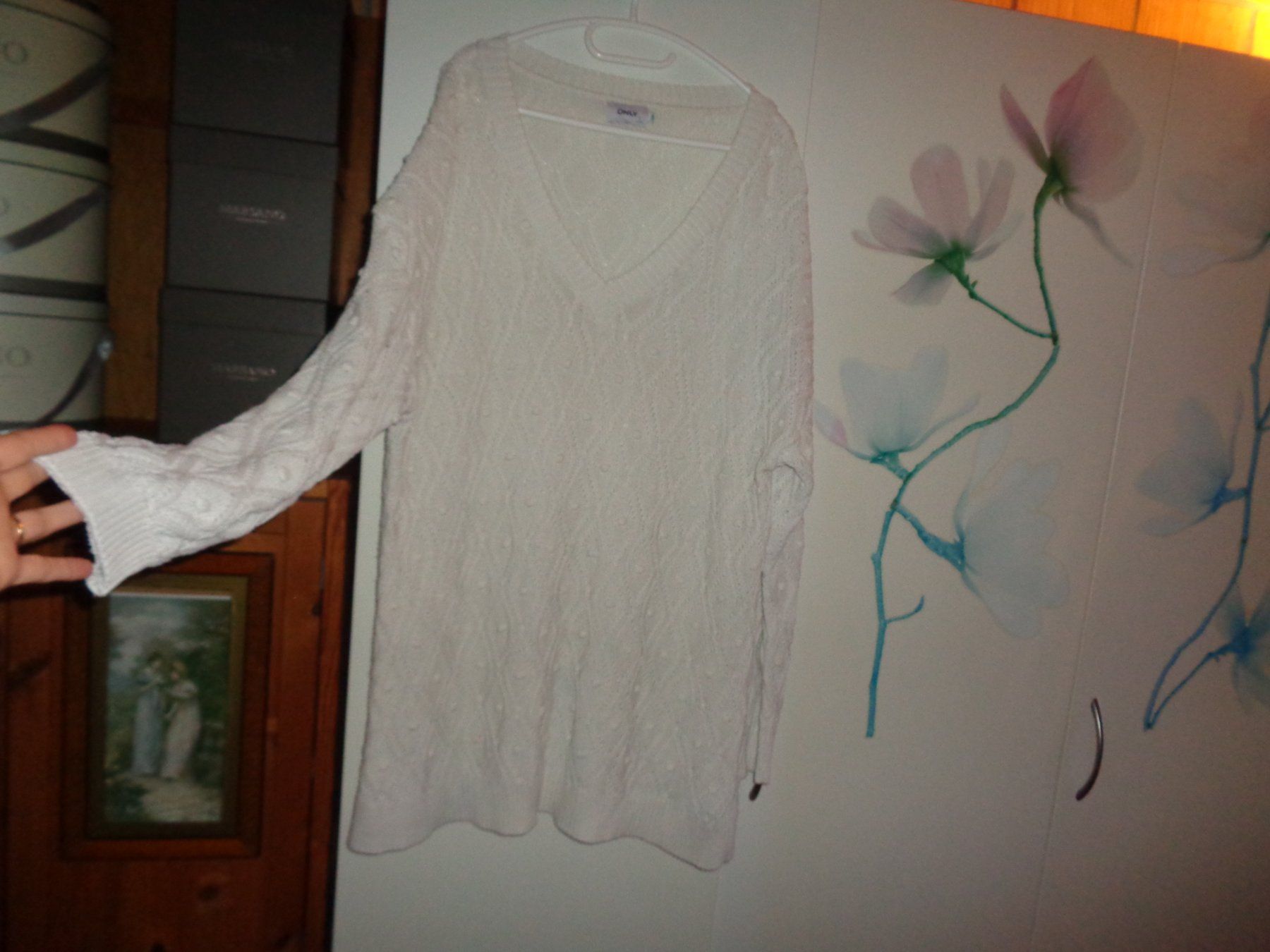 Only Maglioni & Felpe: *** Langer Pullover *** / mit Knölleli / ONLY / Baumwolle – Usato da Othmarsingen venduto da Leuchtturmlady 2