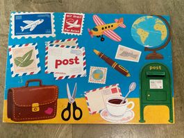 AK Postkarte im Retrostyle neu Post gute Reise