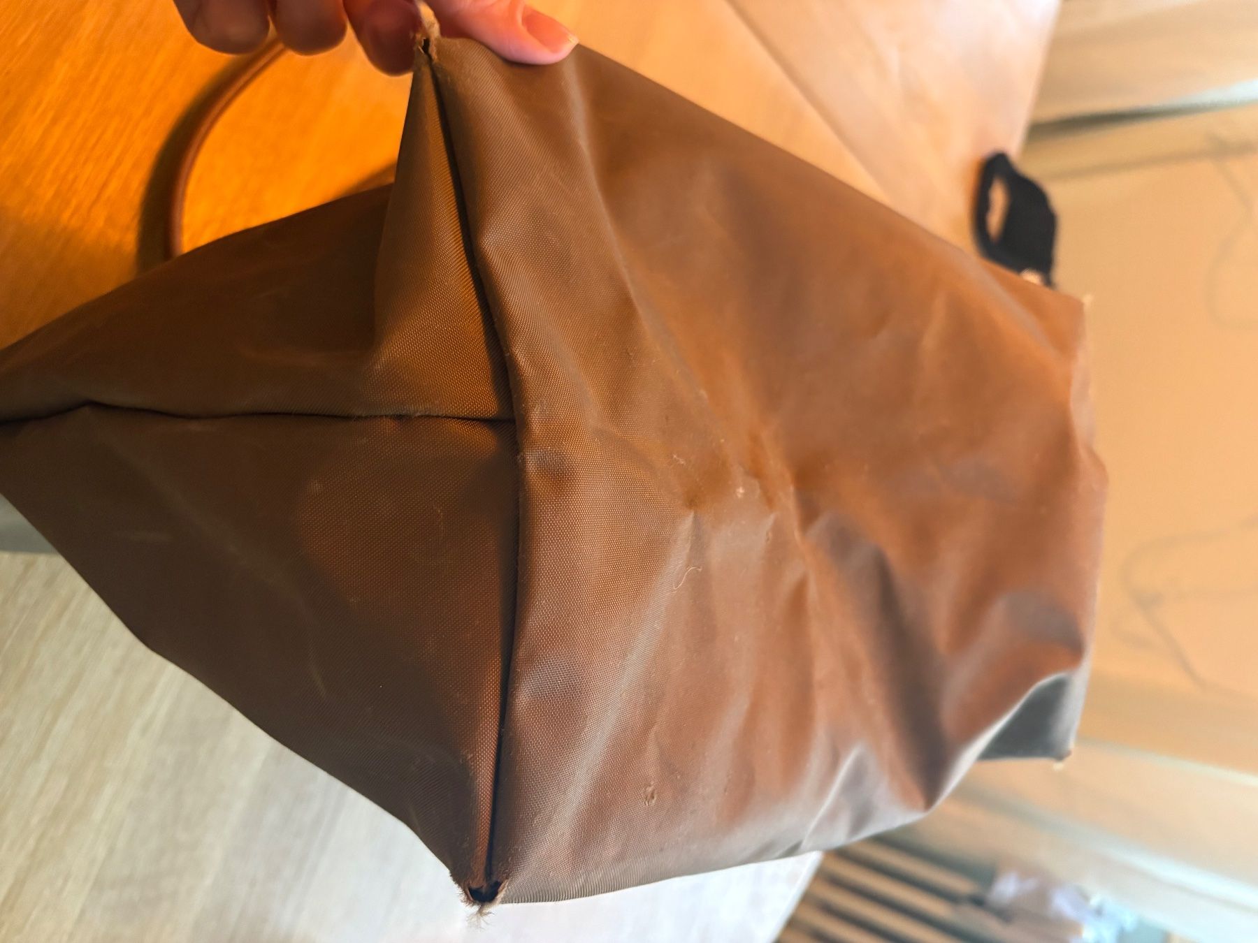 Longchamp Borse: Longchamp Tasche Olivgrün – Usato da Basel venduto da verokiko 4
