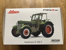 Schuco PRO.R32 Hürlimann D 200 S Traktor, Resin, Neu!