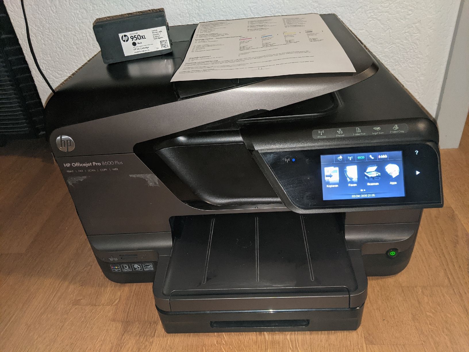 Hewlett Packard Stampanti: Drucker HP Officejet Pro 8600 Plus gebraucht mit Tinte – Usato da Hauptwil venduto da ins_8rv7