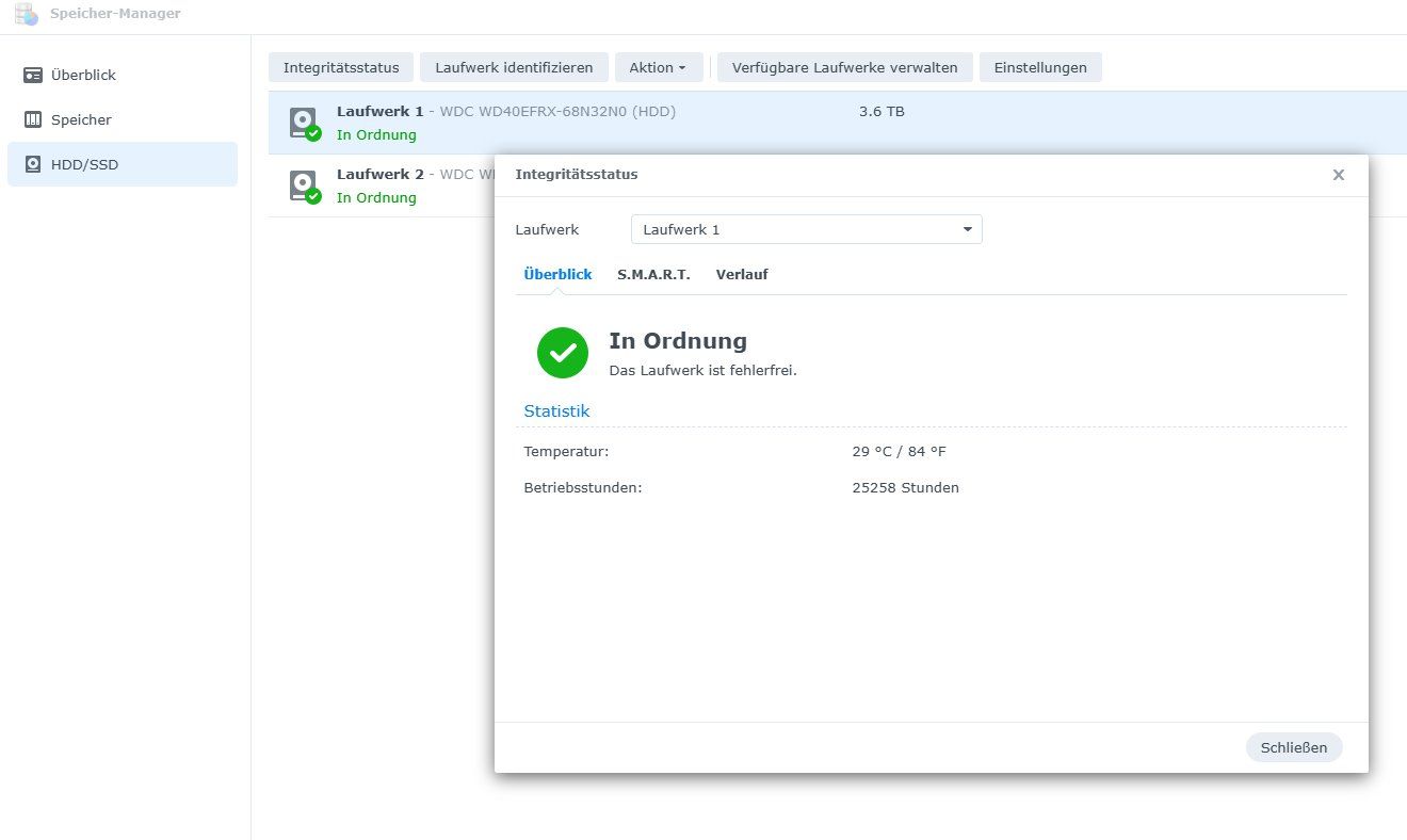 Synology PC: Synology DiskStation DS218 inkl. 8 TB Speicher – Usato da Menziken venduto da Columbus 8