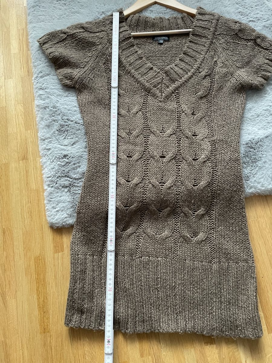 Pullover & Sweatshirts: Chicoree Strickpullover kurzarm braun Grösse M – Gebraucht aus Oberwil BL von Petermib 5