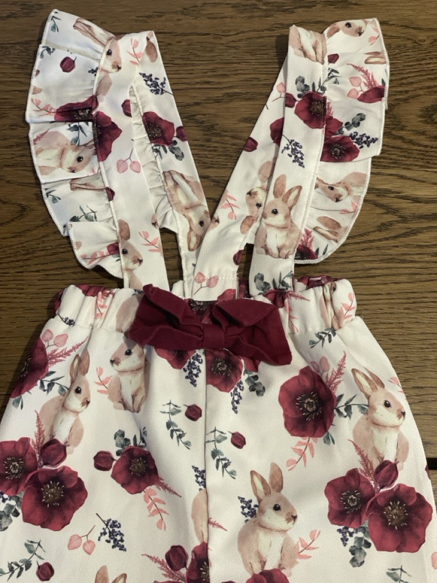 Tute: Mädchen Latzhose Grösse 12-18M Blumenmuster neu – Usato da Lyss venduto da Vandy19 1